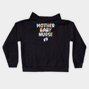 Groovy Mother Nurse Women Nurse Week Kids Hoodie